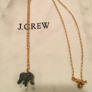 NWOT J.Crew Elephant Necklace